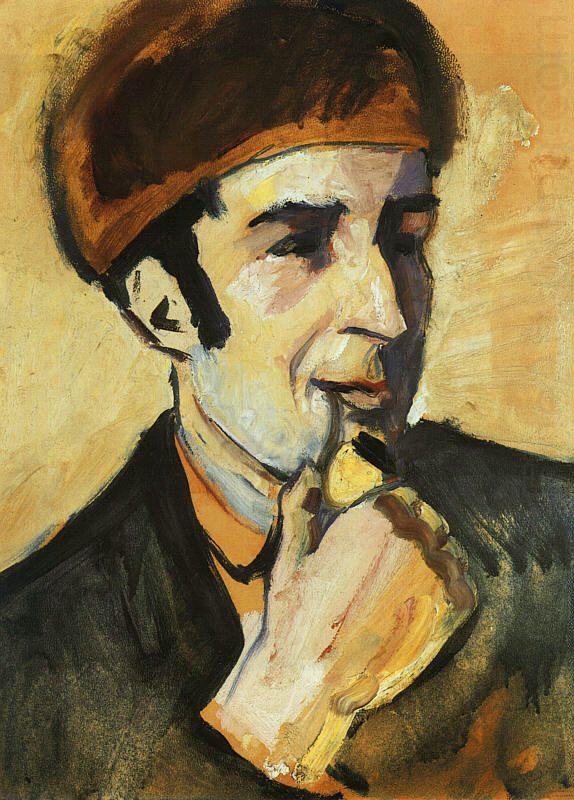 August Macke Portrait of Franz Marc china oil painting image